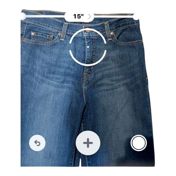 Levi's 512 Women’s Perfectly SLIMMING Bootcut 12M Dark Blue Stretch LEVG685 - Picture 8 of 10